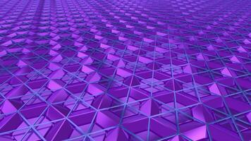 FUTURISTIC MODERN PURPLE BLUE HEXAGONAL SHAPES ABSTRACT BACKGROUND ANIMATION LOOP video