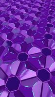 HI TECH VERTICAL ADVANCE PURPLE TRIANGLE PYRAMIDS MODERN ABSTRACT BACKGROUND LOOP ANIMATION video