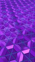 FUTURISTIC VERTICAL MODERN PURPLE BLUE HEXAGONAL SHAPES ABSTRACT BACKGROUND ANIMATION LOOP video