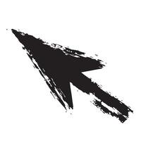 Directional Arrow with Rustic Texture vector
