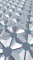 HI TECH VERTICAL ADVANCE WHITE TRIANGLE PYRAMIDS MODERN ABSTRACT BACKGROUND LOOP ANIMATION video
