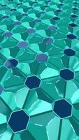 HI TECH VERTICAL ADVANCE BLUE TRIANGLE PYRAMIDS MODERN ABSTRACT BACKGROUND LOOP ANIMATION video