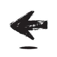 Sharp and Distressed Arrow Graphic vector