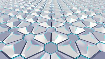 HI TECH ADVANCE WHITE TRIANGLE PYRAMIDS MODERN ABSTRACT BACKGROUND LOOP ANIMATION video
