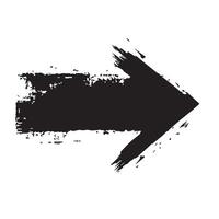Rustic Arrow Sign with Rough Texture vector