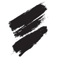 Dynamic Paint Strokes Set vector