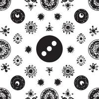 Harmony and Balance-Themed Pattern vector