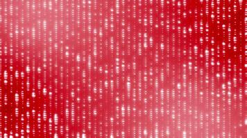 Red color shiny and glowing circular dots gradient design loop able geometrical background video
