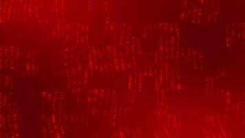 Red shiny and glowing circular dots gradient design loop able geometrical background video