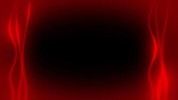 Red color glowing wavy lines with blank space luxury design loop able geometrical background video