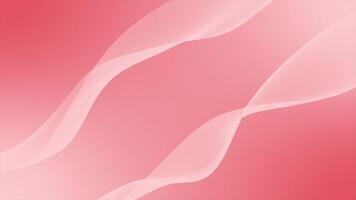 Red wavy lines silk textured gradient design loop able geometrical background for presentation video