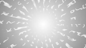 white color abstract retro radial rotating rays abstract design loop able geometrical background video