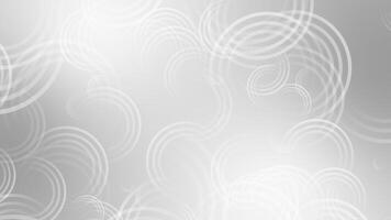 white color multiple ring shapes moving upwards gradient design geometrical background video
