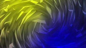colorful low poly swirl pattern polygonal shapes abstract design geometrical background video
