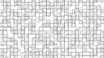 white color moving square shapes noise effect modern design loop able geometrical background video