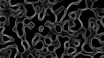 white color wiggling abstract pattern modern design loop able dark abstract background video