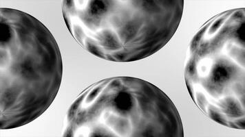 white color 3d sphere abstract pattern gradient design loop able geometrical background video