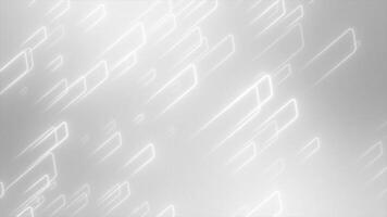 white color diagonally moving rectangular shapes gradient design geometrical background video
