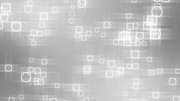 white color multiple circular shapes moving upwards gradient design geometrical background video