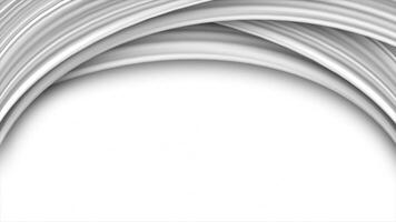 white color moving parallel lines paper cut out with blank space geometrical background for presentation video