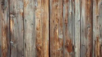 Rustic wood paneling featuring weathered texture, grain, and aged charm ideal for backgrounds, textures, or design elements. photo
