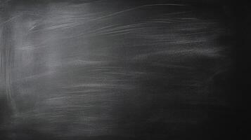 A textured dark gray surface evokes the traditional chalkboard. Marks and traces of prior use are subtly visible in the image. photo