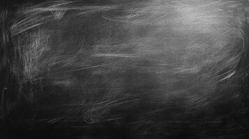 Grungy chalkboard background with chalk smudges. Ideal for creative projects, education themes, or textured design elements. photo