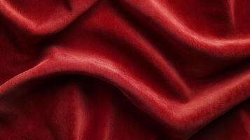 Crimson waves of texture and depth. Rich and inviting, this textile creates a feeling of luxury and warmth with its soft, flowing folds. photo