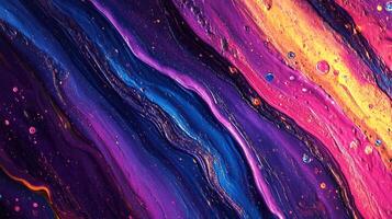 Colorful abstract art with swirling lines creates a mesmerizing visual experience. Vibrant hues blend seamlessly in a dynamic composition. photo