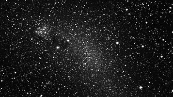 Distant stars create a beautiful celestial arrangement, shining brightly against the blackness of space, like diamonds strewn across velvet. photo