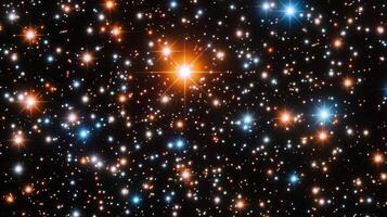 Shimmering tapestry of celestial lights painting the cosmic canvas with a breathtaking and awe-inspiring spectacle of color photo
