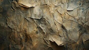Close-up of a weathered rock face with varied textures, emphasizing the natural beauty and intricate patterns formed over time. photo
