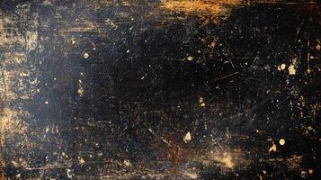 Abstract background with distressed textures, featuring dark tones and light-colored scuffs and marks adding depth and character. photo