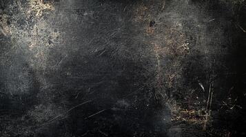Dark and textured, this surface shows a deep, mottled pattern. It's a blend of shadows and subtle highlights. Neutral color. photo