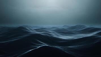 A powerful portrayal of dynamic ocean waves under a brooding overcast sky, representing nature's raw beauty and stirring emotions of awe and contemplation. photo
