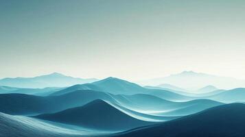 esta imagen vitrinas amable laminación azul Oceano olas debajo un suave luz, creando un tranquilo y calmante atmósfera ese invita relajación y paz de mente. foto