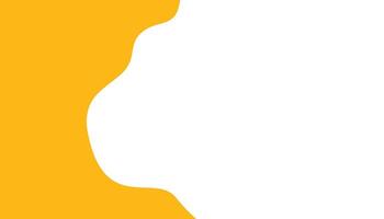 Minimalist Commercial Yellow Fluid Wavy Abstract Background vector