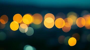 Blurred lights create a magical atmosphere, with soft focus adding to the sense of wonder and depth. The image is mesmerizing and calm. photo