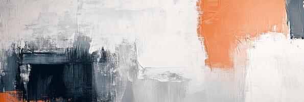 Abstract expressionism with bold strokes and a blend of colors, creating a modern and expressive piece of wall art. photo