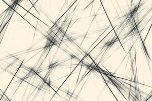 Abstract lines create a chaotic yet artistic composition against a light background, hinting at complexity and movement in a simple design. photo