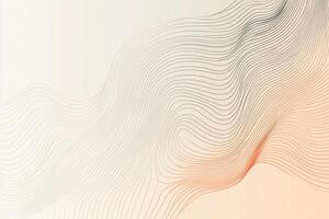 Abstract waves of flowing lines create a fluid and elegant design, enhanced by a gradient color palette. photo