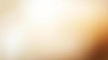 Abstract blurred background featuring a gradient from soft white to warm brown, creating a smooth and calming visual texture. photo