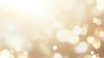 A dreamy, shimmering abstract background with glowing orbs, perfect for adding a touch of magic and elegance to any project. photo