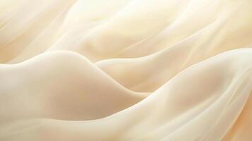 Abstract, ethereal, flowing fabric. Soft and delicate with gentle curves and a creamy, dreamy aesthetic. Ideal for backgrounds. photo