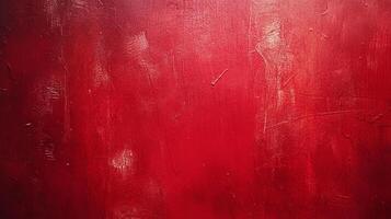 A textured abstract background featuring shades of red and subtle variations in tone with minor textural details and light. photo