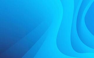 Abstract blue wave background design flow curve smooth vector