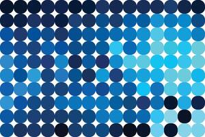 Mosaic Rounded Abstract in blue colors Background, suitable for any business vector