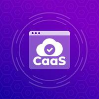 CaaS icon for web vector