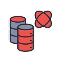 Data Science icon colors style design vector