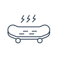 skate icons isolated on White Background. Flat style design vector